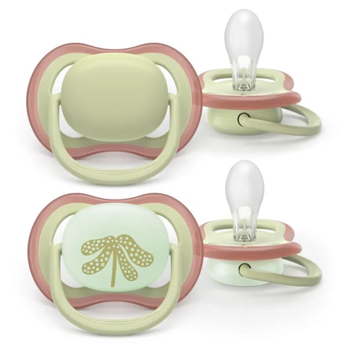 Пустышка Philips AVENT Ultra Air, 6-18 міс., нейтральна, день/н (SCF087/18)