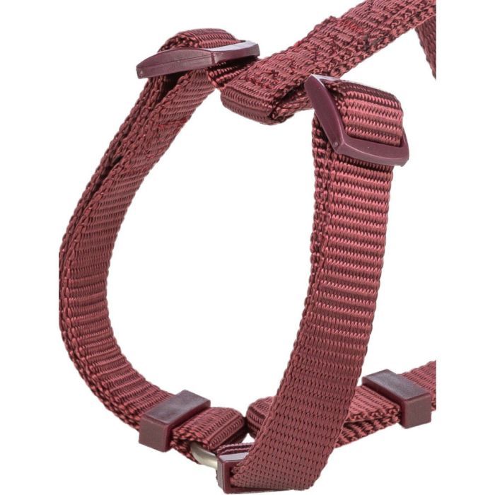 Шлей для собак Trixie Premium H-harness XS–S 30–44 см 10 мм бордовая (4053032672871) изображение 2