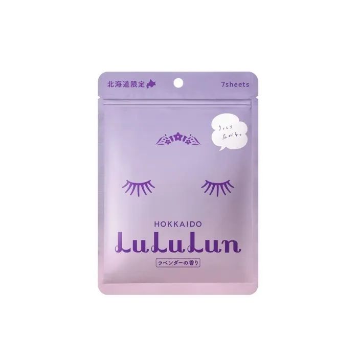 Маска для лица Lululun Premium Face Mask Лаванда из Хоккайдо 7 шт (4582305065817) изображение 2