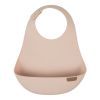 Нагрудничок Lovi Nude силіконовий, бежевий (51/031_pin) зображення 2
