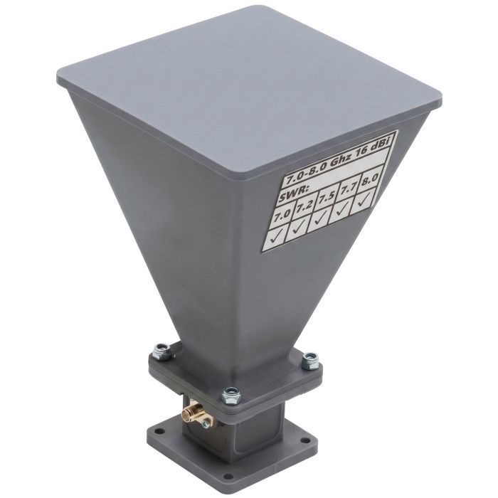 Антена для дрона RavLink Рупор 7.0-8.0 GHz 16 dBi SMA RHCP (RUPOR 7.0-8.0 16DBI) зображення 3