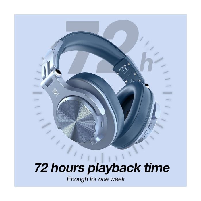 Наушники OneOdio Fusion A70 Bluetooth+3,5мм/6,35мм Black (A70 Black) изображение 6