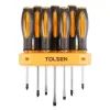 Отвертка Tolsen Профи ударная 7 шт, пластиковая полка (20195)