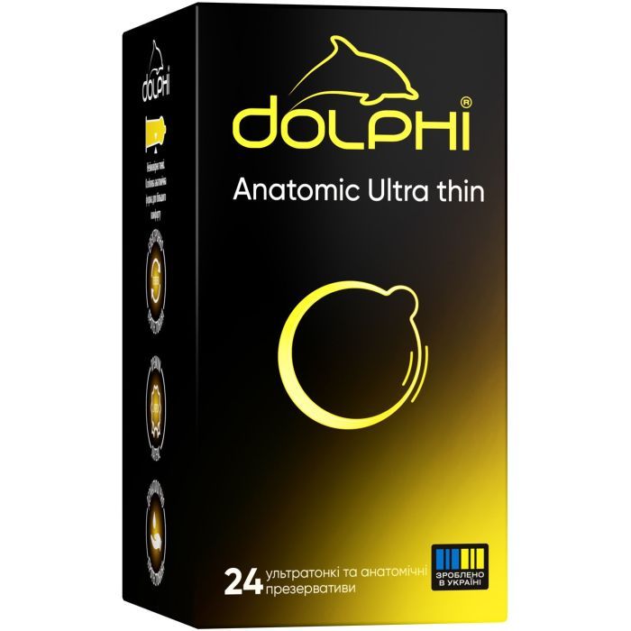 Презервативы Dolphi Anatomic Ultra Thin 24 шт. (4820144774294)