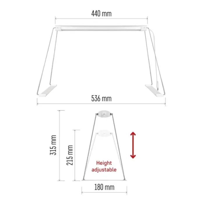 Настольная лампа EMOS LED лампа для рослин 15 W з таймером (Z7903) изображение 7