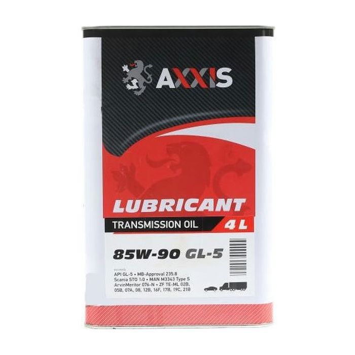 Трансмиссионное масло AXXIS 85w-90 4л (AX-2072)