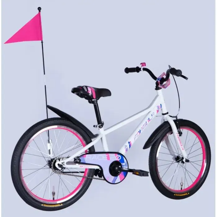 Велосипед Formula 20" Kid RACE BH рама-10" ST 2026 білий з рожевим (OPS-FRK-20-238) изображение 3