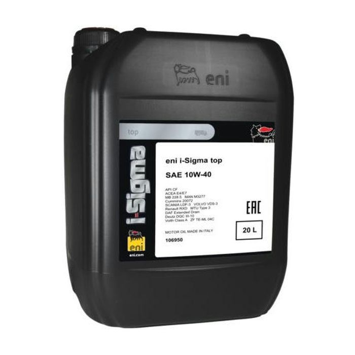 Моторное масло Eni i-Sigma top 10W-40 20л (106950)