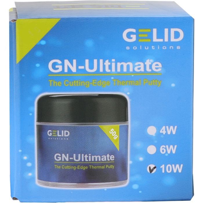 Термопаста Gelid Solutions GN-Ultimate 10W Thermal Putty 50g (TN-GN10-02) изображение 4