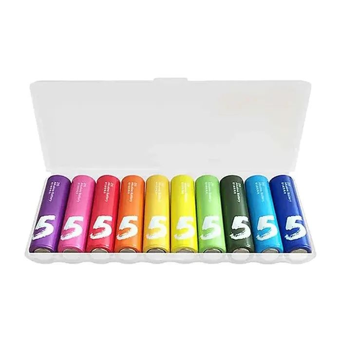 Батарейка CUKTECH AA rainbow alkaline battery plastic case * 10 (CUKAAB06CNCM)
