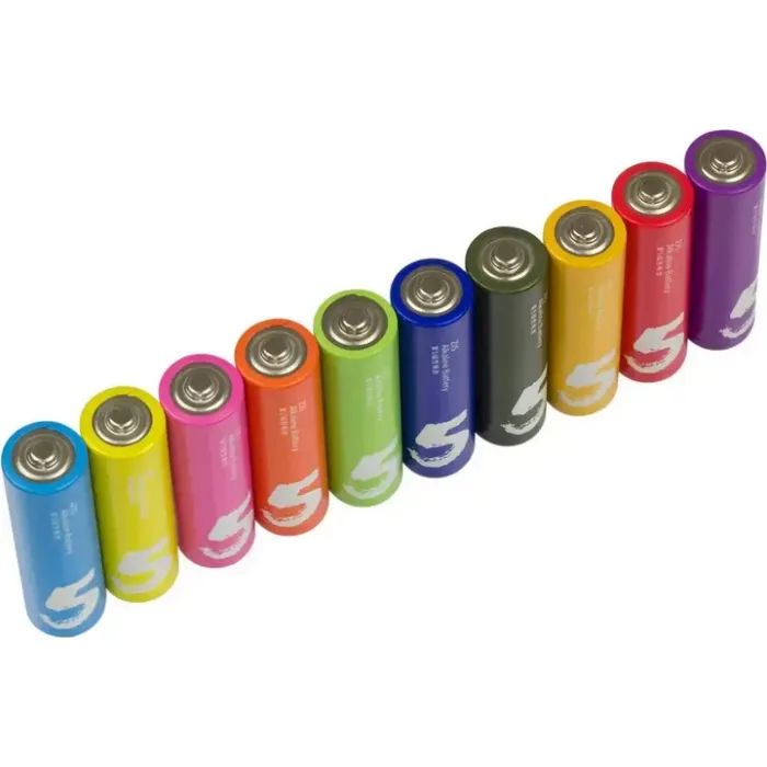 Батарейка CUKTECH AA rainbow alkaline battery plastic case * 10 (CUKAAB06CNCM) изображение 2