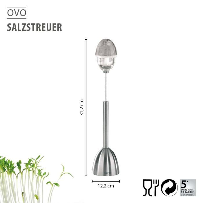 Аксесуар кухонний Gefu Очищувач яєчної шкаралупи із сільницею ОVО (12355) зображення 2