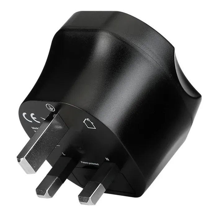 Переходник EU to UK 220V black Essager (ECTZH-YCC01-Z) изображение 2
