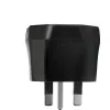 Переходник EU to UK 220V black Essager (ECTZH-YCC01-Z) изображение 3