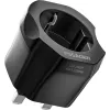 Переходник EU to UK 220V black Essager (ECTZH-YCC01-Z)