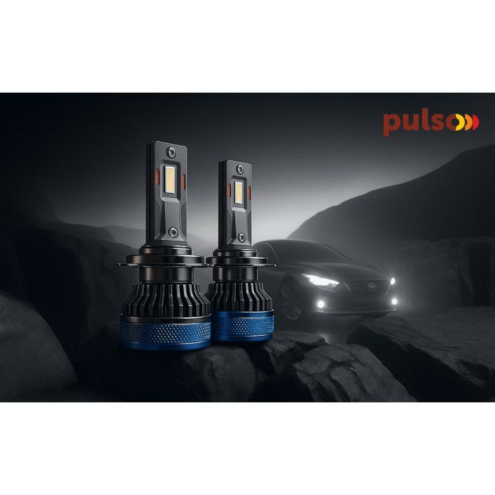 Автолампа PULSO LED-chips 3570 CSP/9-30V/2*65W/13000Lm/6000k (LC3-H7) изображение 3