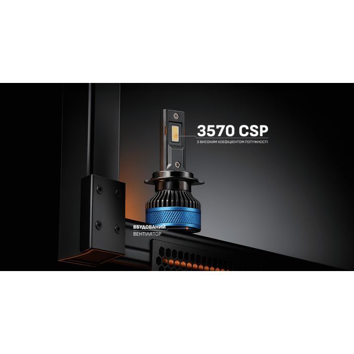 Автолампа PULSO LED-chips 3570 CSP/9-30V/2*65W/13000Lm/6000k (LC3-H7) изображение 4