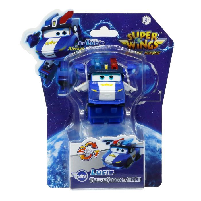 Фигурка Super Wings трансформер Transform-a-Bots Люси (Lucie), 5 см (EU780035) изображение 3