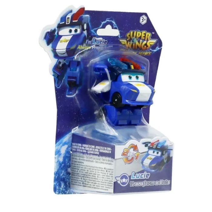 Фигурка Super Wings трансформер Transform-a-Bots Люси (Lucie), 5 см (EU780035) изображение 4