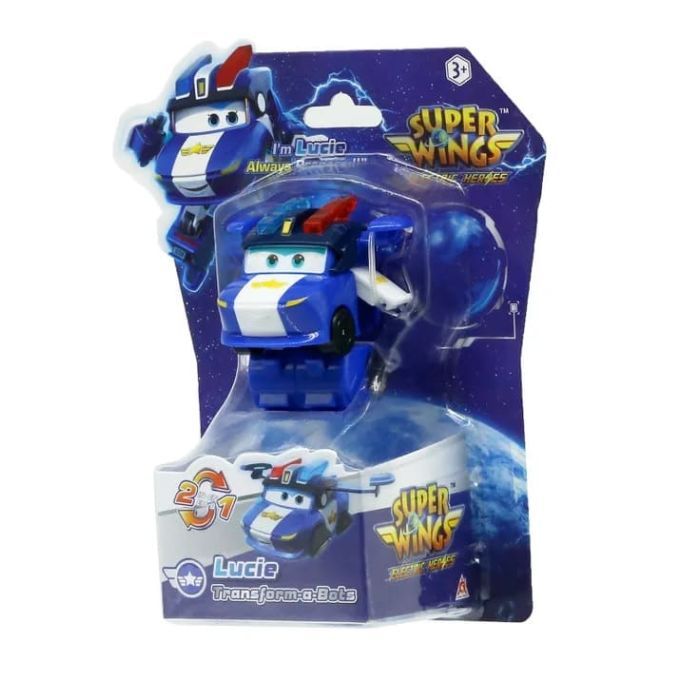Фигурка Super Wings трансформер Transform-a-Bots Люси (Lucie), 5 см (EU780035) изображение 5