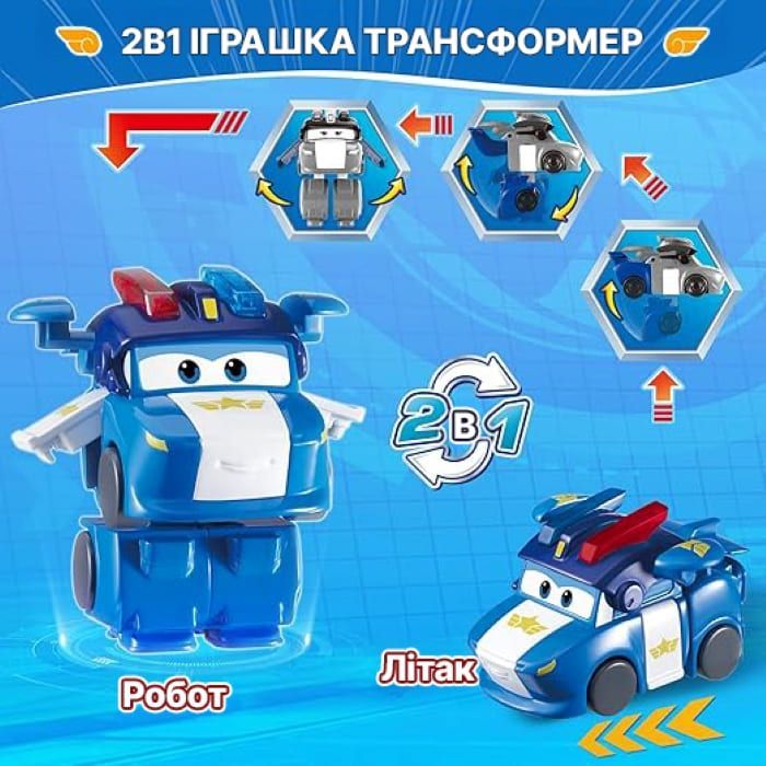 Фигурка Super Wings трансформер Transform-a-Bots Люси (Lucie), 5 см (EU780035) изображение 6