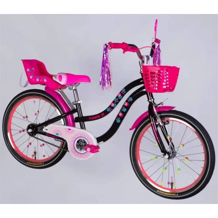 Велосипед Formula 20" Kid FLOWER PREMIUM BH рама-10" ST 2026 фіолетовий (OPS-FRK-20-245) изображение 2