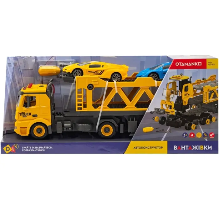 Конструктор Otamanko АВТОКОНСТРУКТОР Трак с легковыми авто (YW9086B) изображение 7