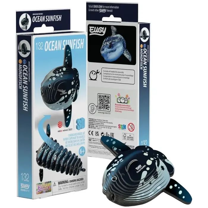 Пазл Eugy Збірна 3Д модель Зоопарк Риба-місяць (XEG-132) изображение 6