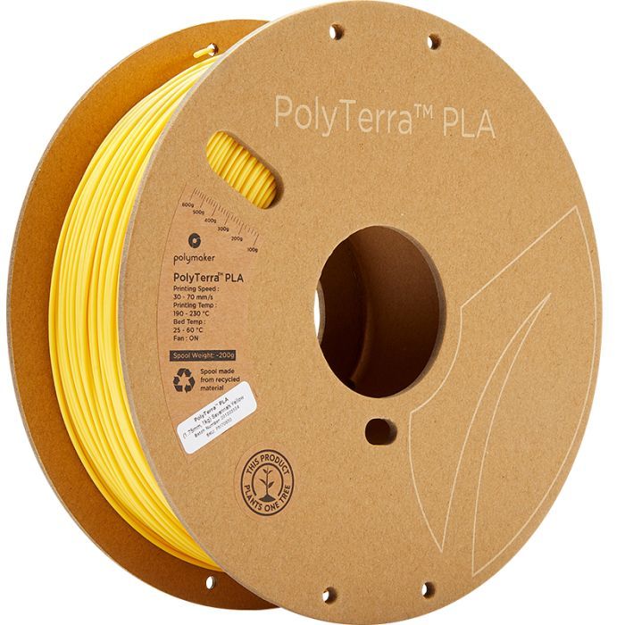Пластик для 3D-принтера Polymaker PLA PolyTerra 1,75mm 1kg SAVANNAH YELLOW (PM70850)