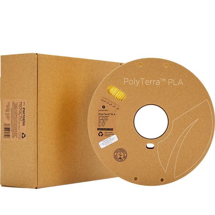 Пластик для 3D-принтера Polymaker PLA PolyTerra 1,75mm 1kg SAVANNAH YELLOW (PM70850) зображення 4