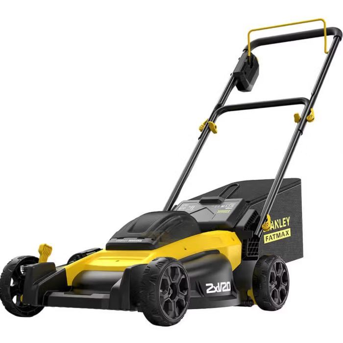 Газонокосилка Stanley аккумуляторная бесщеточная FatMax, 18 В, 2x2Ah, 51 см (SFMCMW2651M+SFMCSTB933M) изображение 2