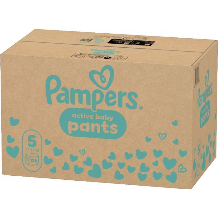 Подгузники Pampers Active Baby Pants Розмір 5 (11-17 кг) 136 шт (8006530305679) изображение 2