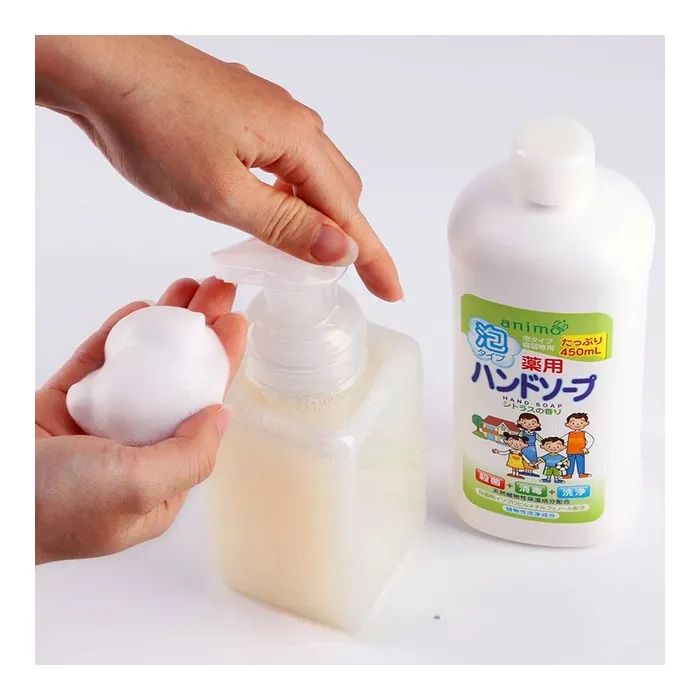 Мыло-пенка Rocket Soap Medicated Foaming Hand Soap Антибактериальное Цитрус Сменный блок 450 мл (4571113801168) изображение 3