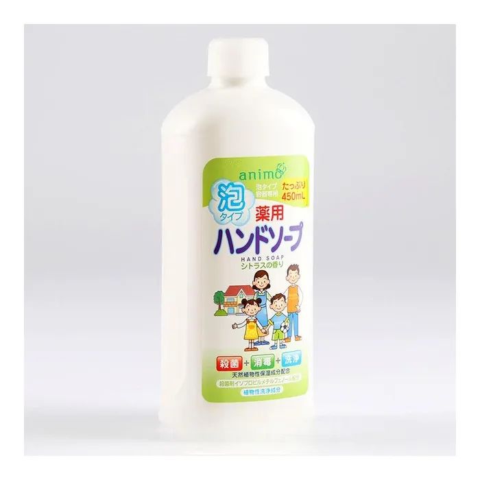 Мыло-пенка Rocket Soap Medicated Foaming Hand Soap Антибактериальное Цитрус Сменный блок 450 мл (4571113801168) изображение 4