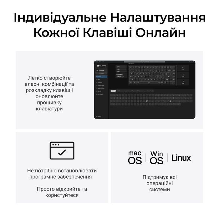 Клавіатура Keychron K3 Max Gateron Brown Switch RGB UA Black (K3M-H3-UA) зображення 11