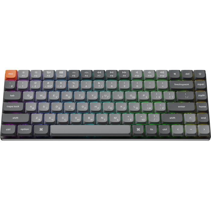Клавіатура Keychron K3 Max Gateron Brown Switch RGB UA Black (K3M-H3-UA) зображення 2