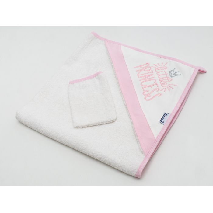 Полотенце для купания детское Miniworld уголок (16065-pink) изображение 2