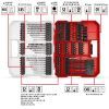 Набір свердл і біт Einhell XL-Box, ударні, 95шт (108798) зображення 6