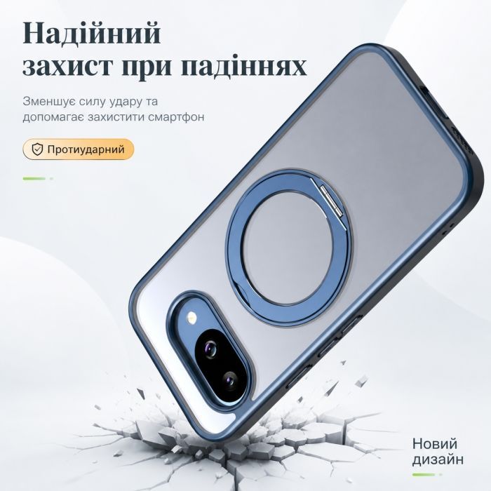 Чехол для мобильного телефона BeCover Aura Fold Google Pixel 9a Blue (715666) изображение 4