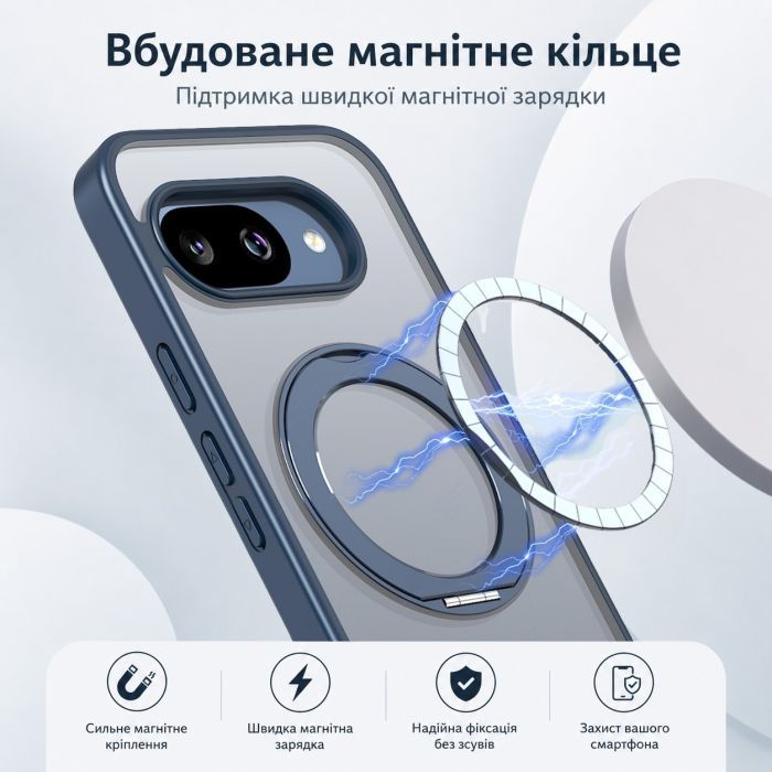 Чехол для мобильного телефона BeCover Aura Fold Google Pixel 9a Blue (715666) изображение 5