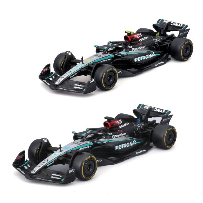 Масштабная модель автомобиля Bburago Автомодель - Mercedes-AMG F1 W15 Performance (2024), 1:43 (18-38208)