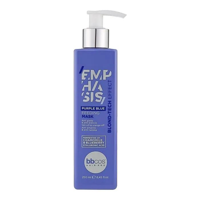 Маска для волос BBcos Emphasis Blond-Tech Effect Purple Blue Feeding Mask 250 мл (8051566449880)