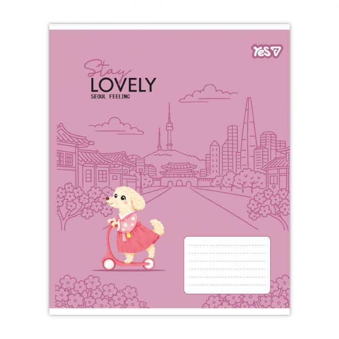 Зошит Yes Stay lovely А5 12 аркушів лінія (768766) зображення 4