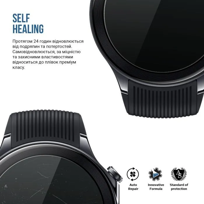 Плівка захисна Armorstandart Matte hydrogel OnePlus Watch 2 6 pcs (ARM92079) зображення 3