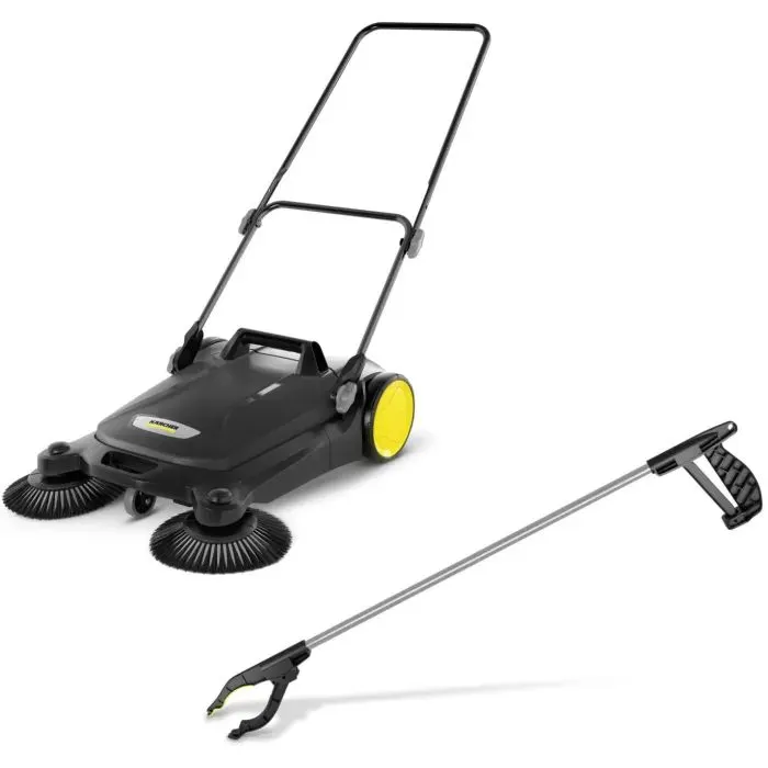 Подметальная машина Karcher S 4 Twin Go! Further, ручная, захват 68см, контейнер 20л, 10.2кг (1.766-363.0)