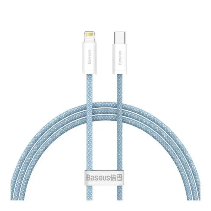 Дата кабель USB-C to Lightning 1.0m 20W blue Baseus (CALD000003)