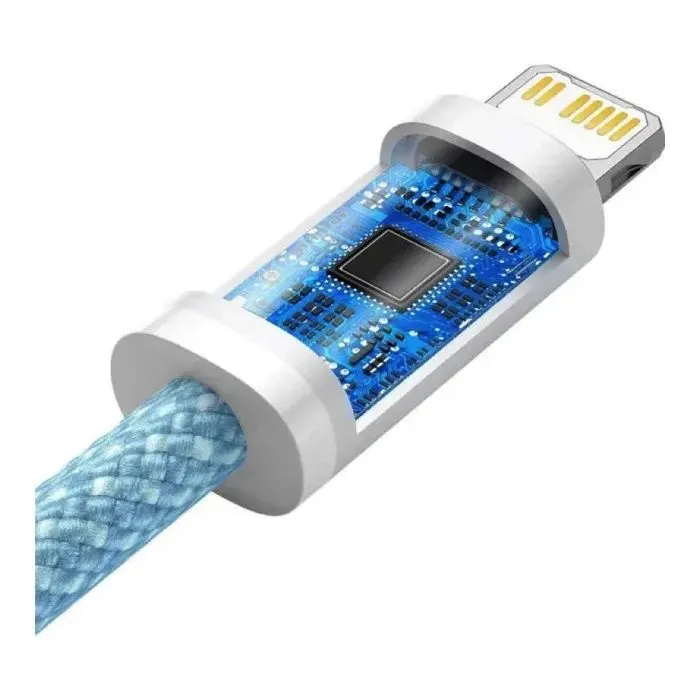 Дата кабель USB-C to Lightning 1.0m 20W blue Baseus (CALD000003) зображення 4