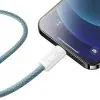 Дата кабель USB-C to Lightning 1.0m 20W blue Baseus (CALD000003) зображення 5