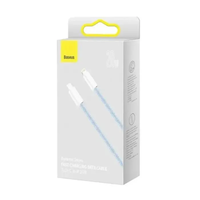 Дата кабель USB-C to Lightning 1.0m 20W blue Baseus (CALD000003) зображення 6
