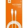 Дата кабель USB 2.0 AM to Lightning 1.0m 2.4A X196 white WUW (6972573335596) изображение 2